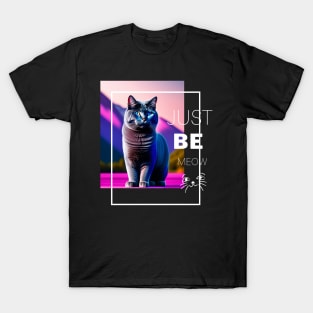 Cute funny cat graphic design artwork T-Shirt